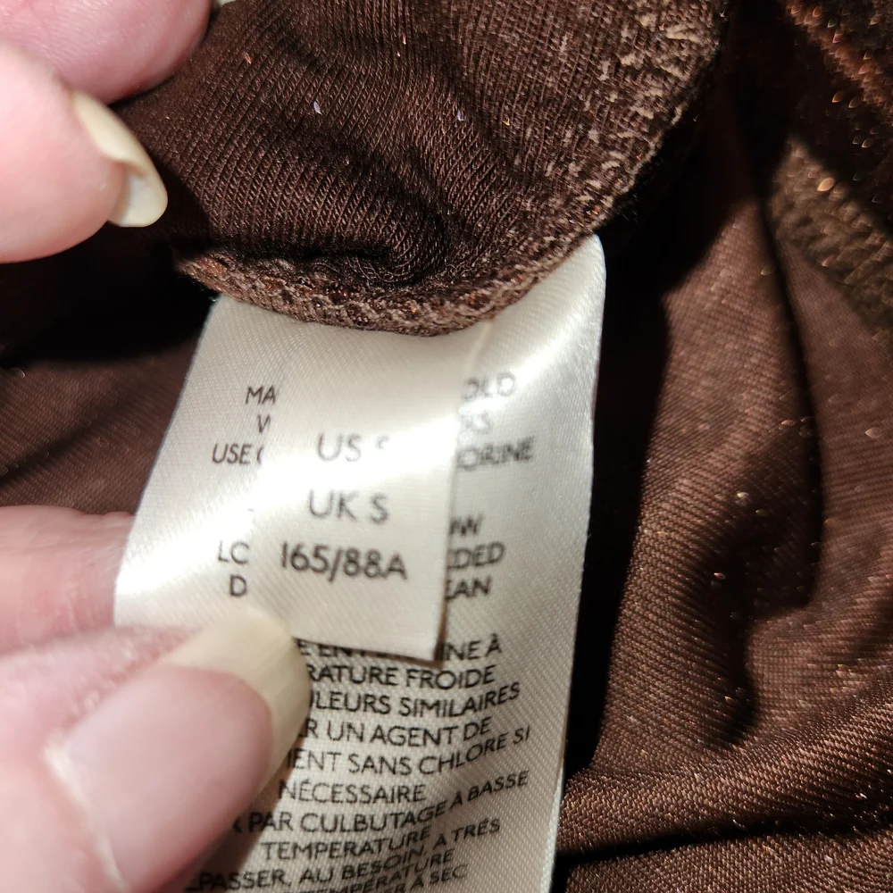 We The Free Dark Brown Velvet Hold Me Milkmaid Top Size S Stretchy Puff Sleeves - Picture 12 of 12